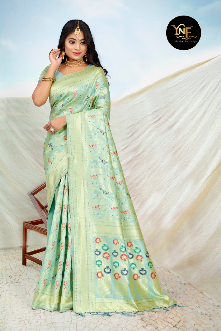 Ynf  Mogra Silk Buy Latest Designer Silk Saree Catalog