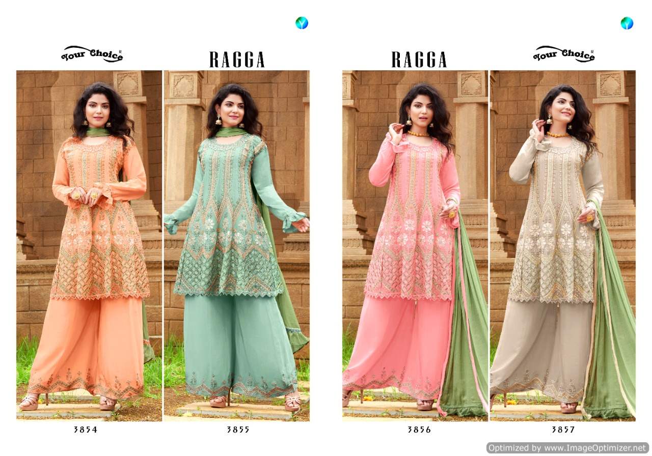 Your Choice Ragga Embroidery Wear Salwar Kameez Catalog