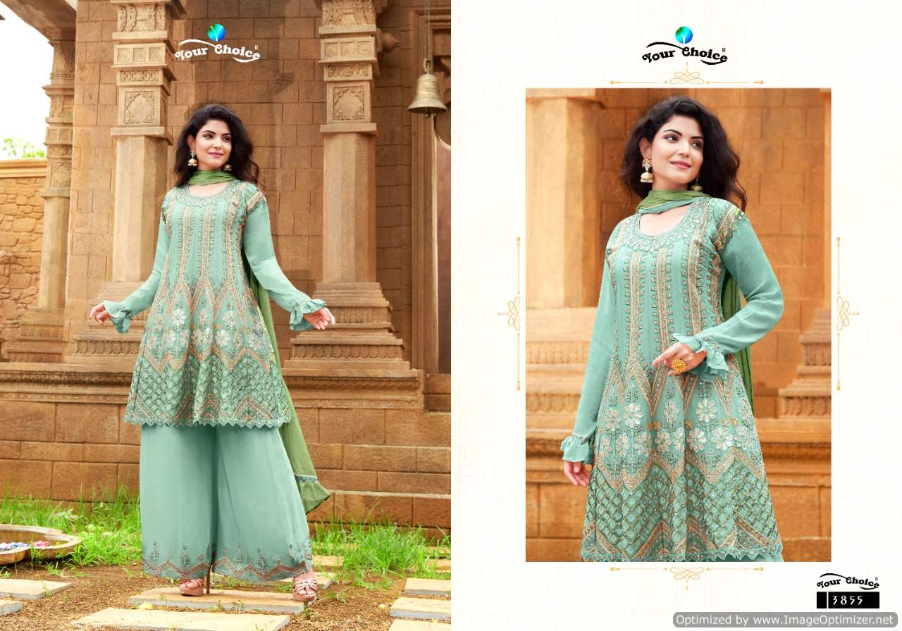 Your Choice Ragga Embroidery Wear Salwar Kameez Catalog