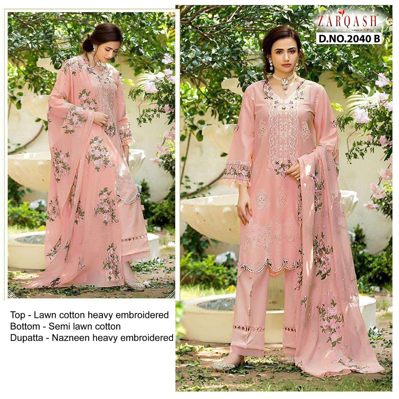 Zarqash Adan Rose Designer Cotton Pakistani  Catalog