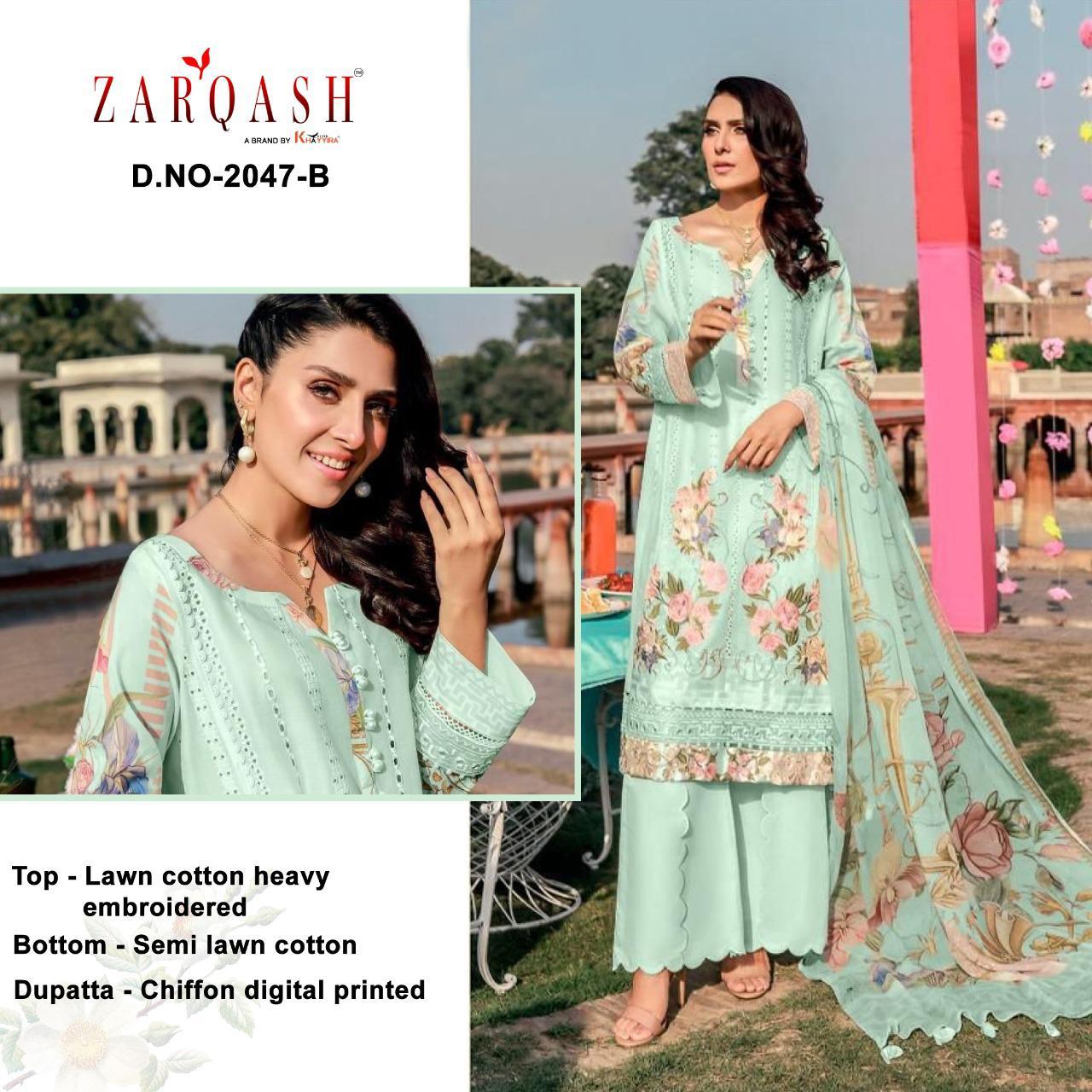 Zarqash Rouche Vol 2 Festive Wear Pakisatni Salwar  Suits Catalog