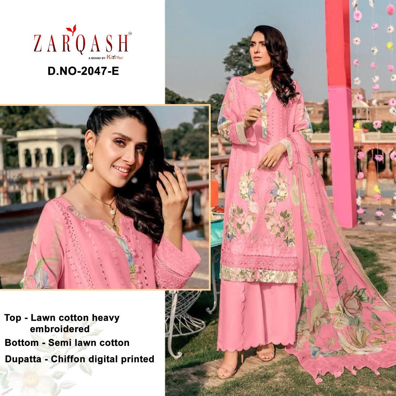 Zarqash Rouche Vol 2 Festive Wear Pakisatni Salwar  Suits Catalog