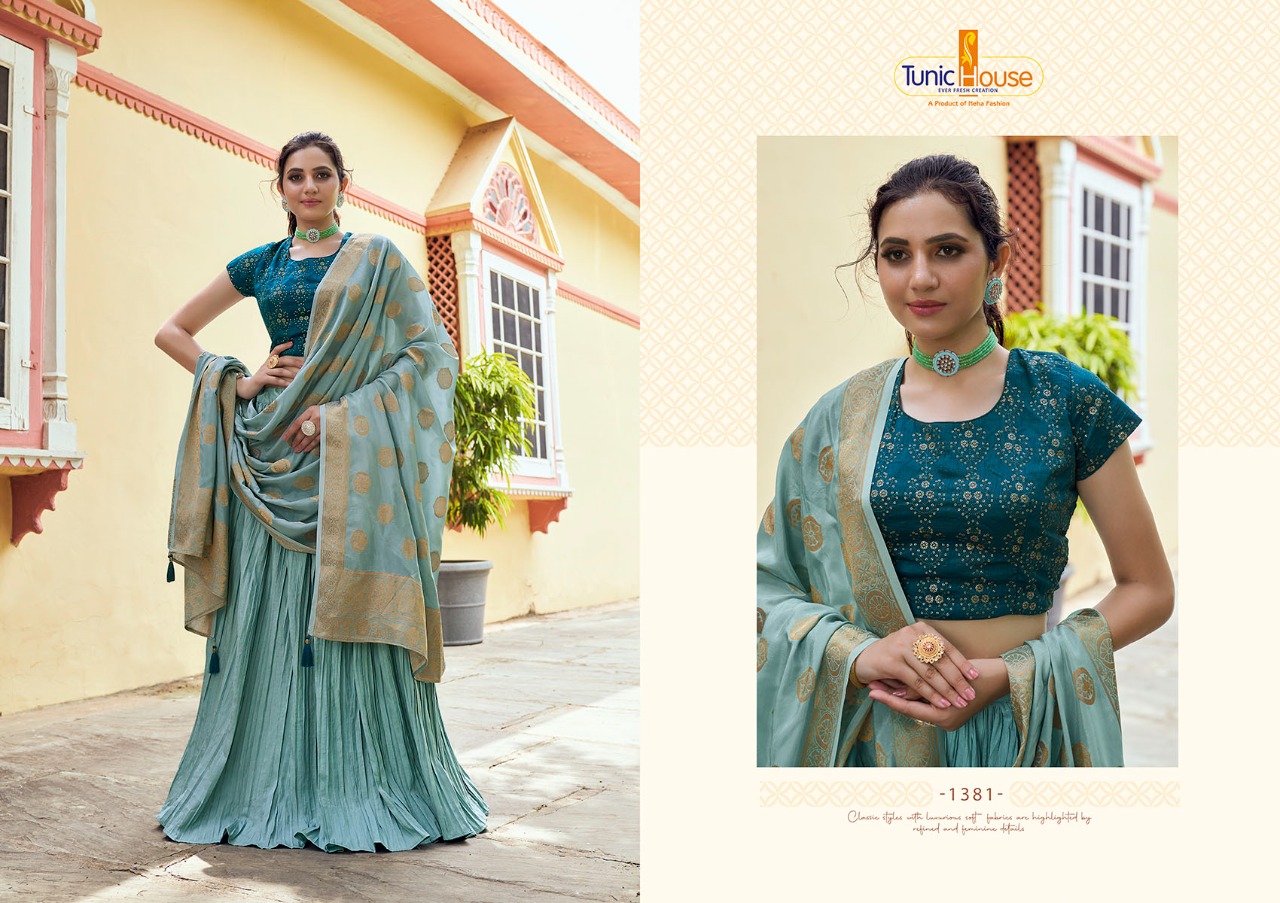Tunic House Apsara Designer Readymade Lehenga Choli Dupatta Catalog