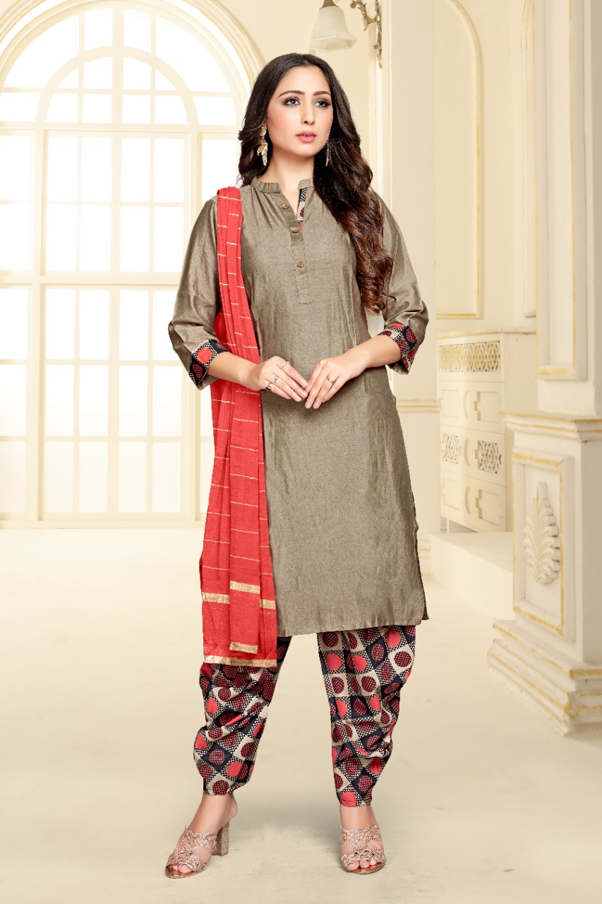 Tunic House Patiyala Rani-3 Kurti With Printed Patiyala & Dupatta Catalog