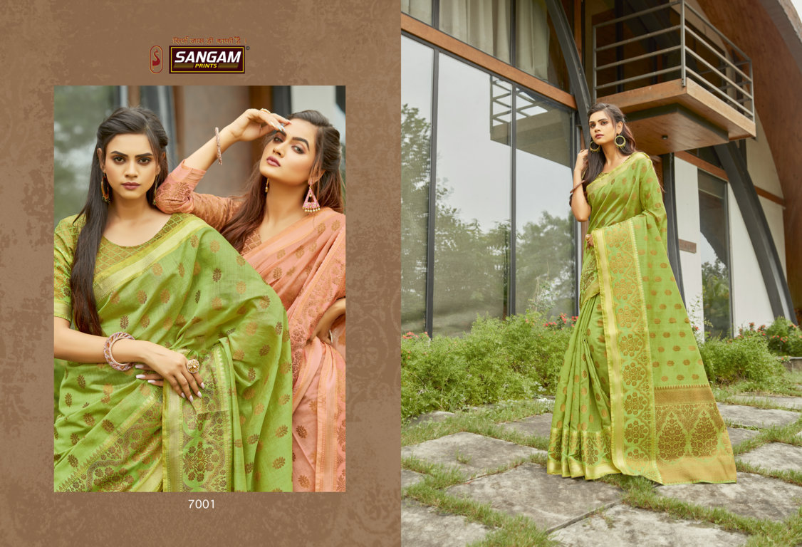 Sangam Presents Desi Handloom Cotton Sarees