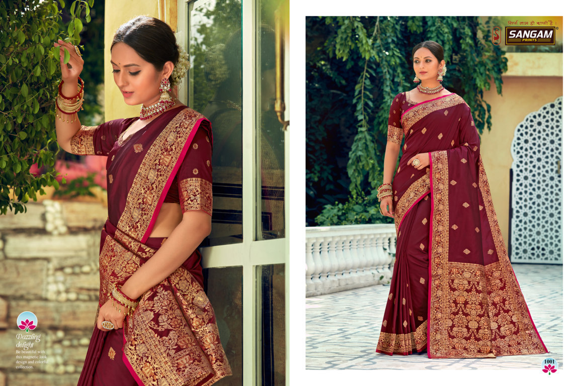 Sangam Presents Devanshi Banarasi Silk Sarees
