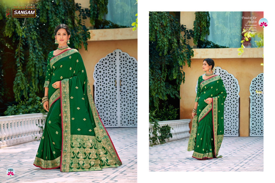 Sangam Presents Devanshi Banarasi Silk Sarees