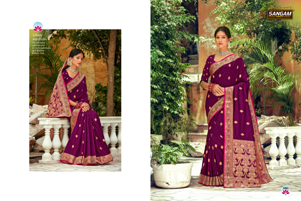 Sangam Presents Devanshi Banarasi Silk Sarees