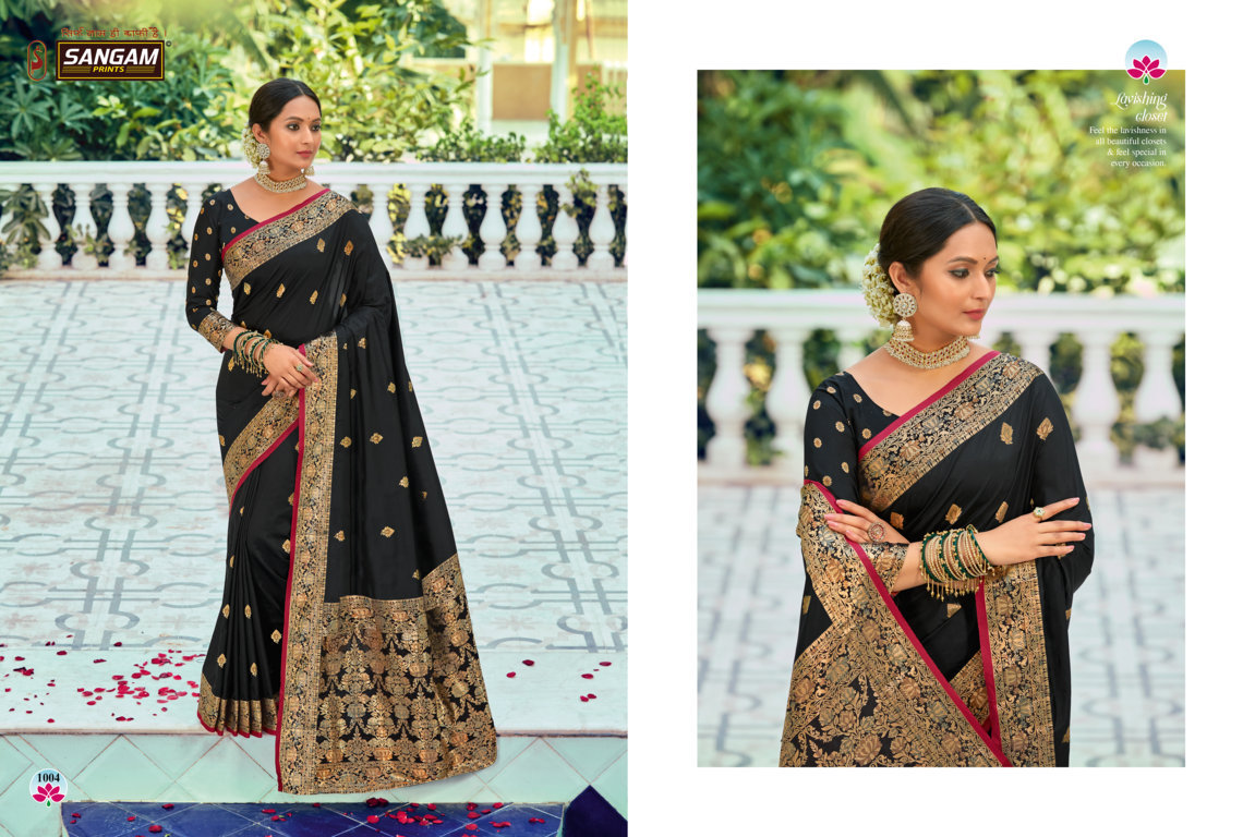 Sangam Presents Devanshi Banarasi Silk Sarees
