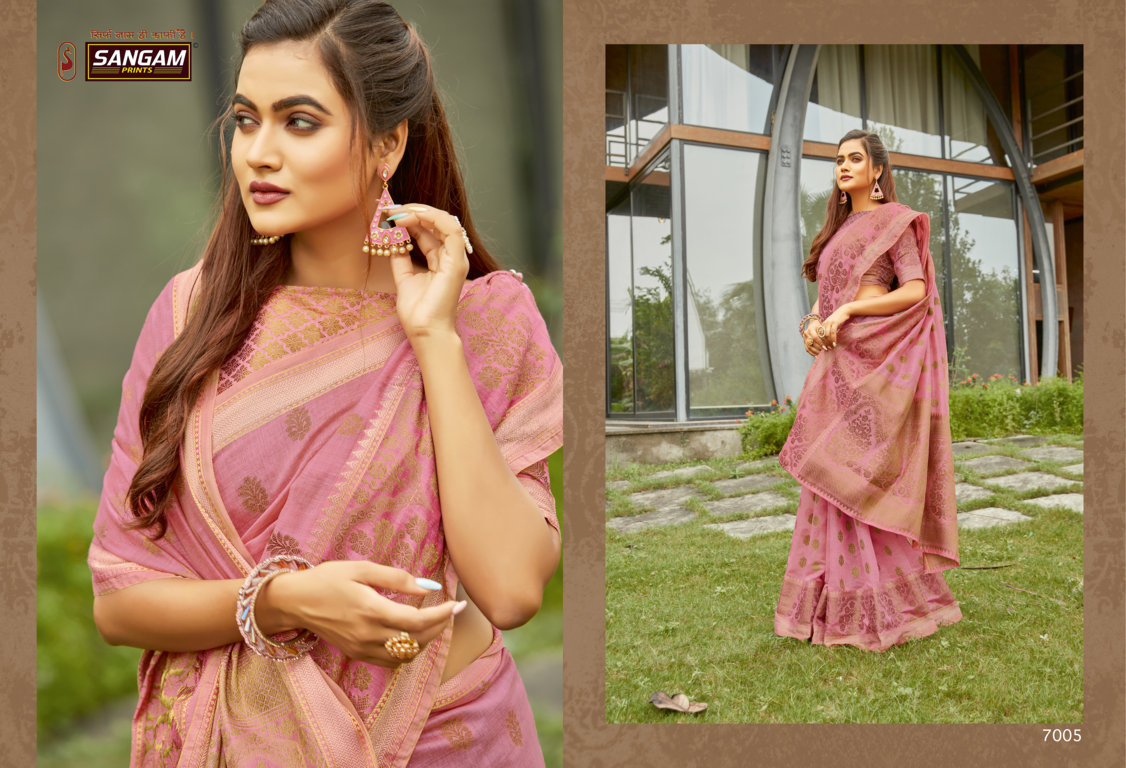 Sangam Presents Desi Handloom Cotton Sarees
