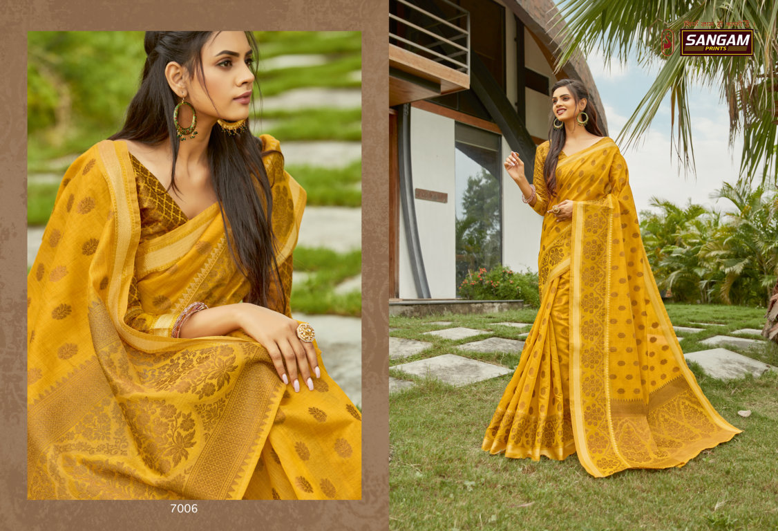 Sangam Presents Desi Handloom Cotton Sarees
