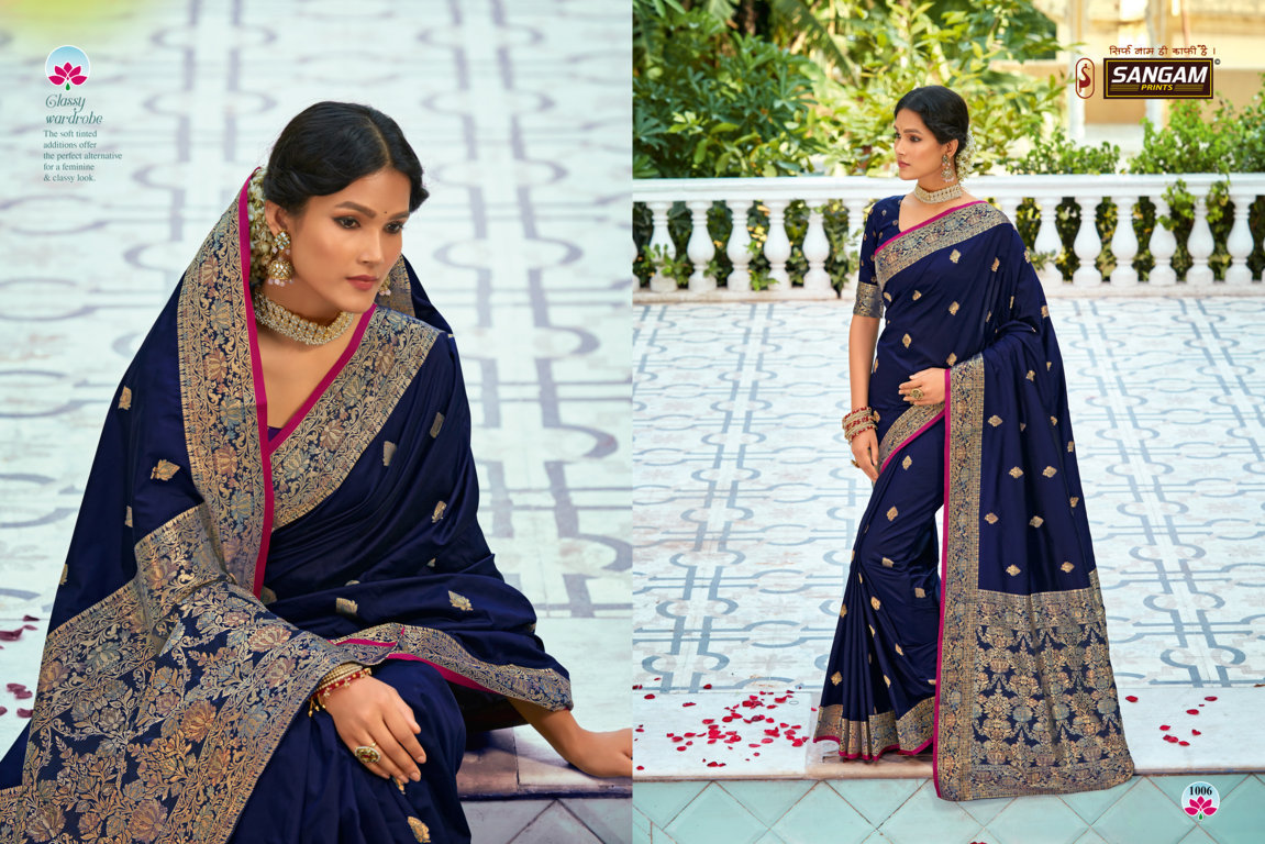 Sangam Presents Devanshi Banarasi Silk Sarees