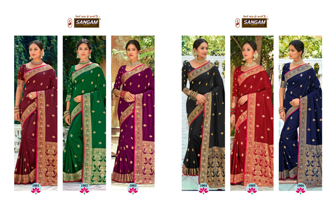 Sangam Presents Devanshi Banarasi Silk Sarees