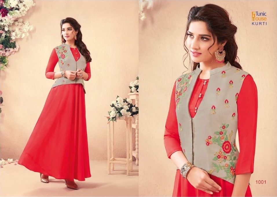 Tunic House Sp Vol-2 Designer Long Flair Kurti Catalog