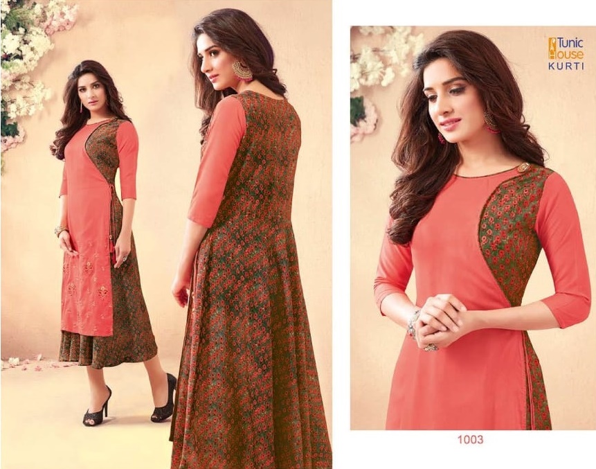 Tunic House Sp Vol-2 Designer Long Flair Kurti Catalog