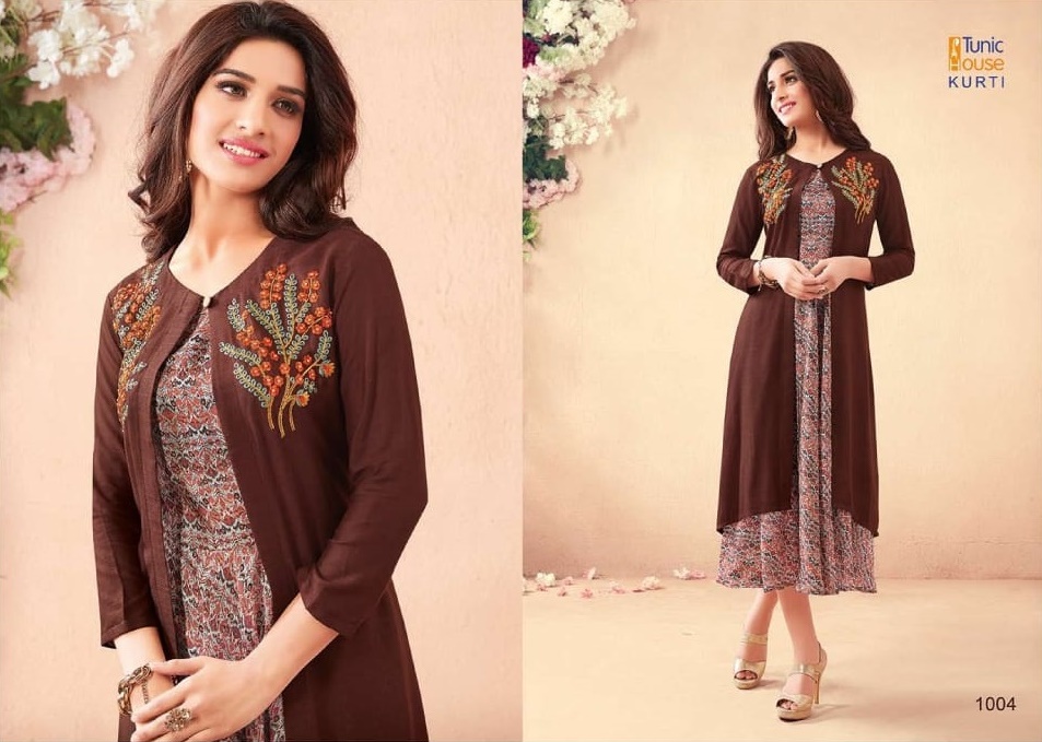 Tunic House Sp Vol-2 Designer Long Flair Kurti Catalog