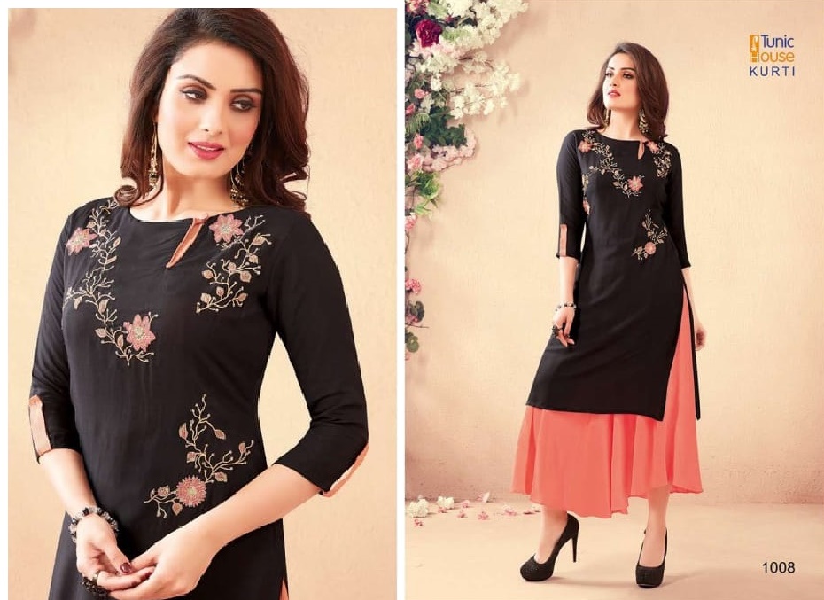 Tunic House Sp Vol-2 Designer Long Flair Kurti Catalog