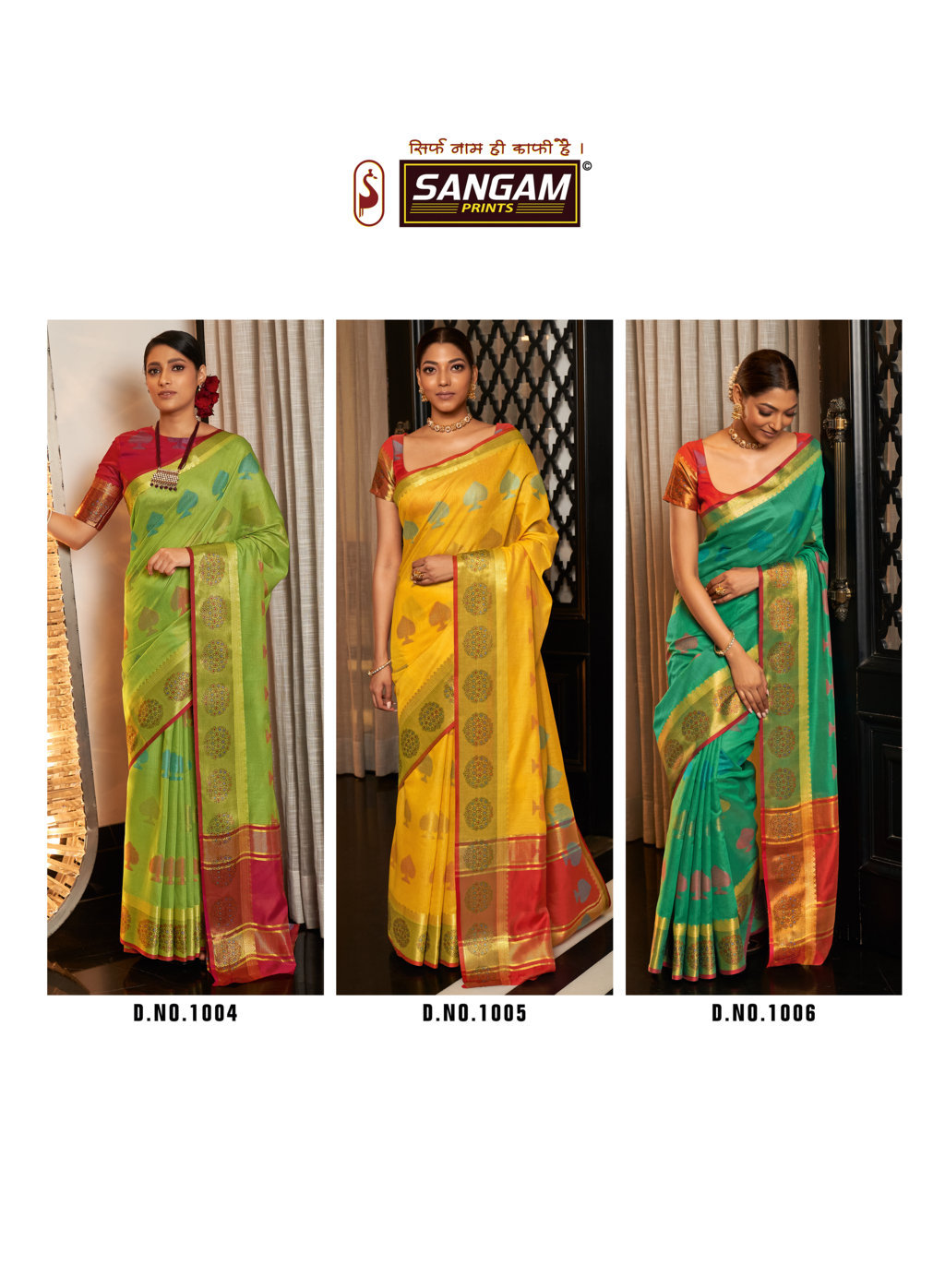 Sangam Swarna Designer Handloom Cotton Sarees
