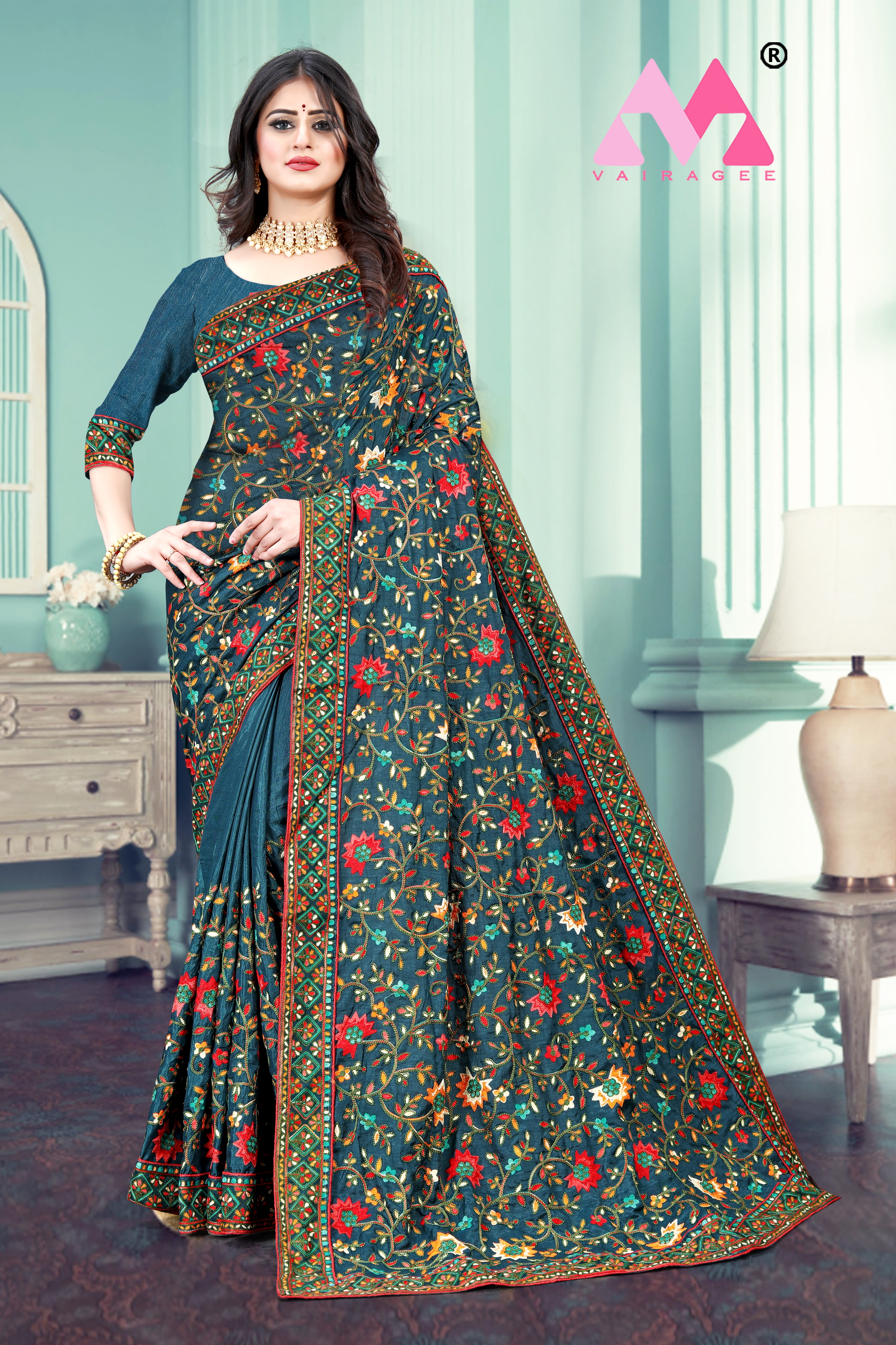 Vivera Shiva Vol 3 Party Wear Sarees Catalog