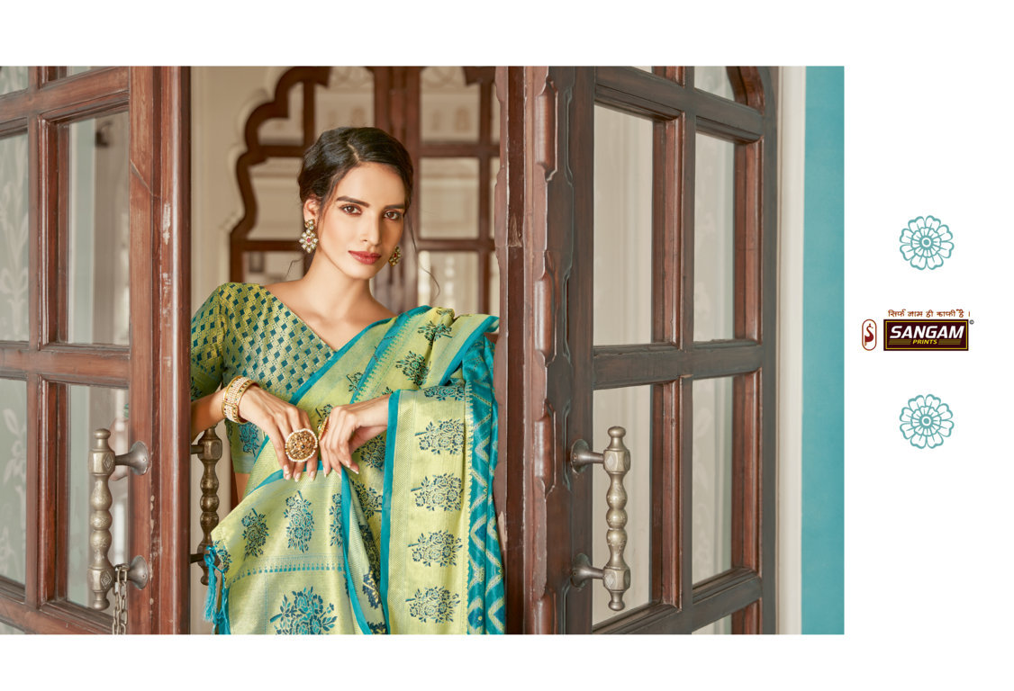 Sangam Mugdha Organza Rich Pallu Sarees