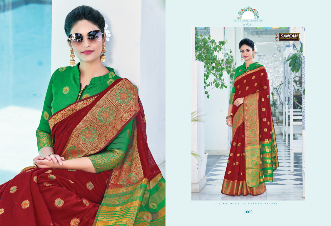 Sangam Radha Rani Cotton Handloom Sarees