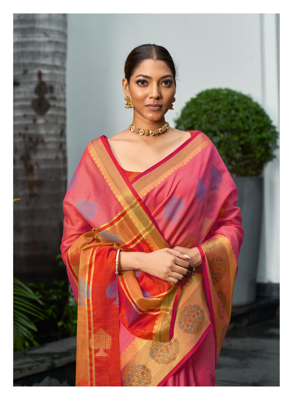 Sangam Swarna Designer Handloom Cotton Sarees