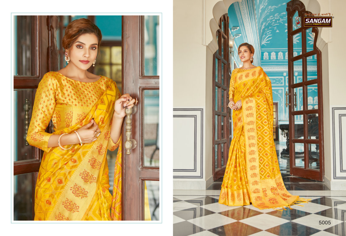 Sangam Mugdha Organza Rich Pallu Sarees
