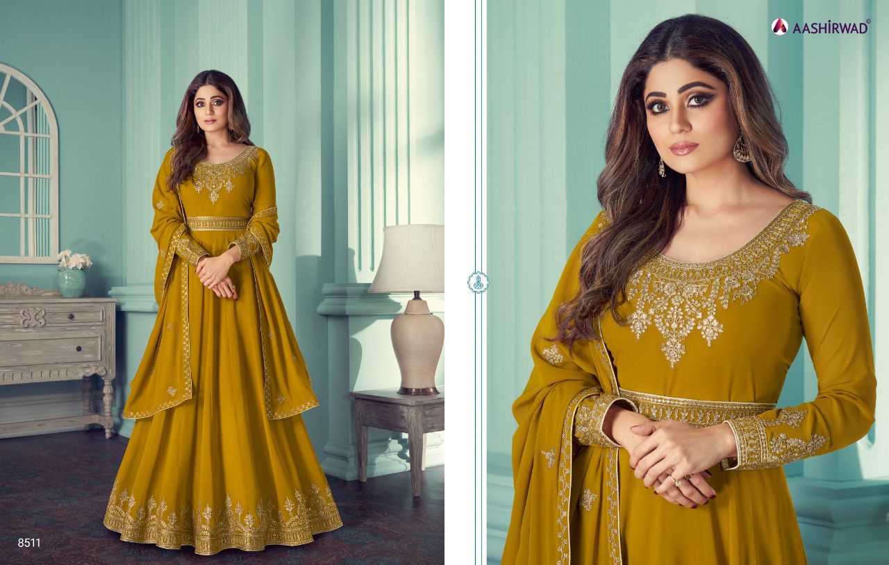 Aashirwad Aditi Occasion Wear Designer Salwar Kameez Catalog