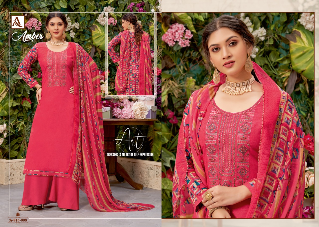 Alok Amber Vol  4 Viscose Rayon Designer Dress Material Catalog
