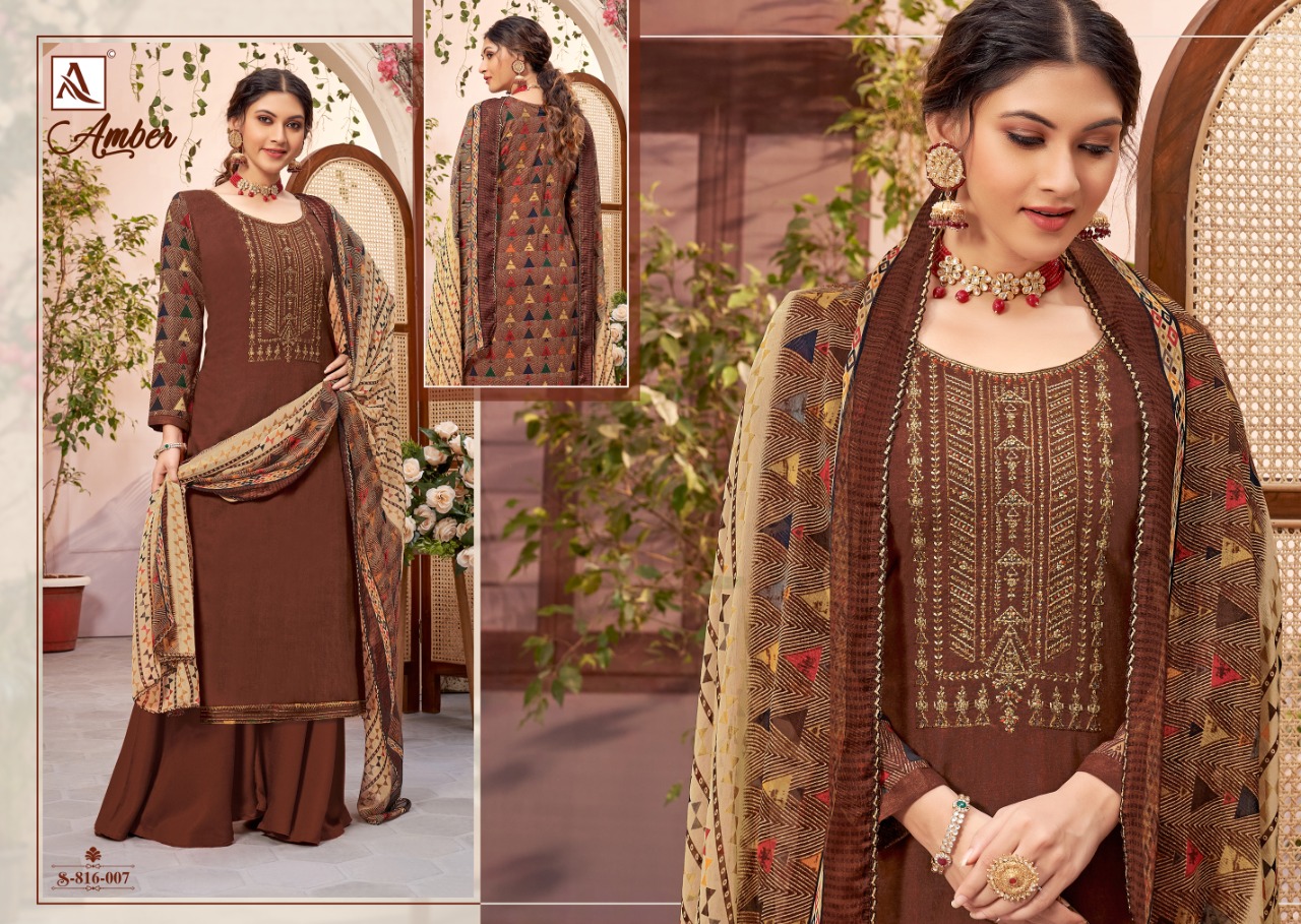 Alok Amber Vol  4 Viscose Rayon Designer Dress Material Catalog