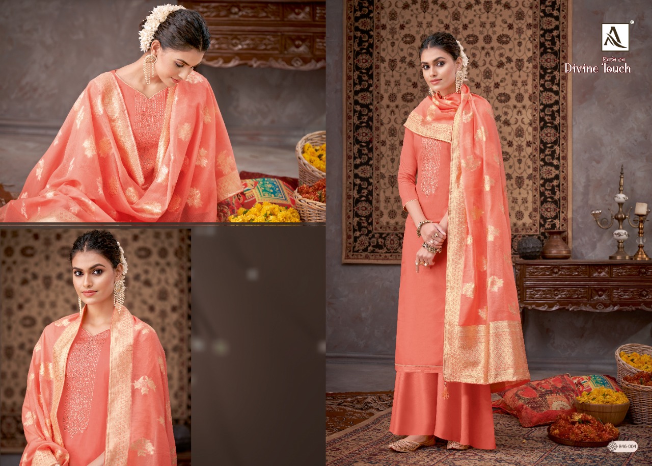 Alok Divine Touch Jam Cotton Designer Dress Material Catalog
