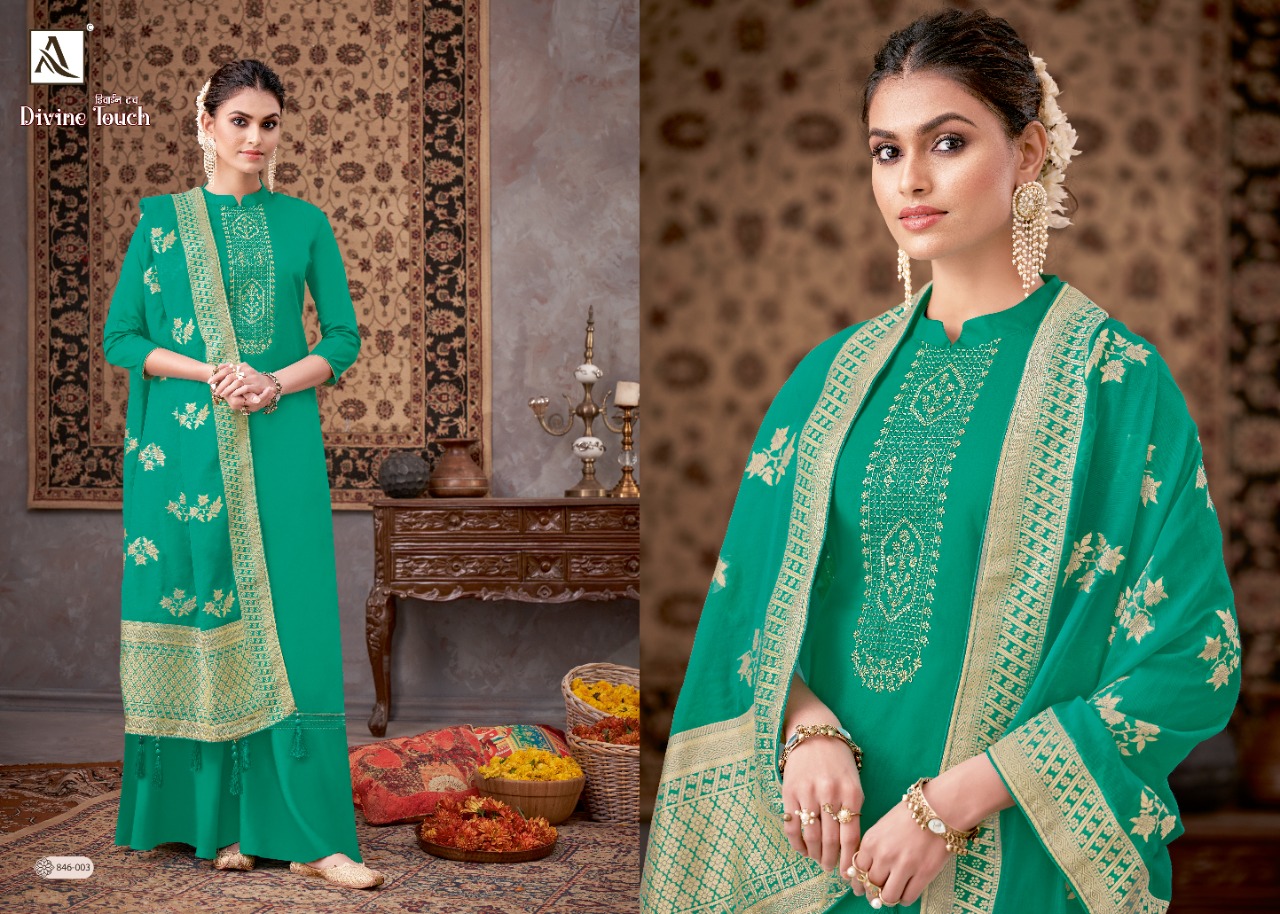 Alok Divine Touch Jam Cotton Designer Dress Material Catalog