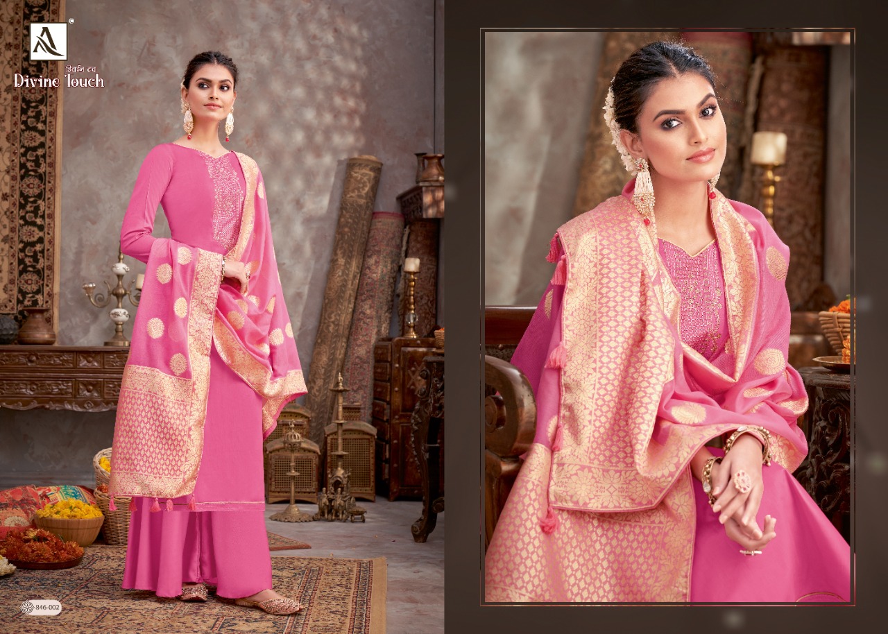 Alok Divine Touch Jam Cotton Designer Dress Material Catalog