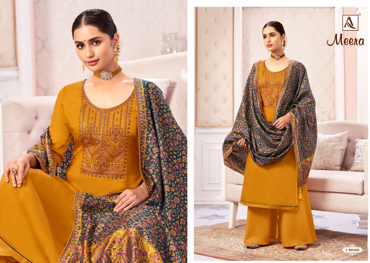 Alok Meera Vol 2 Jam Cotton Designer Dress Material Catalog