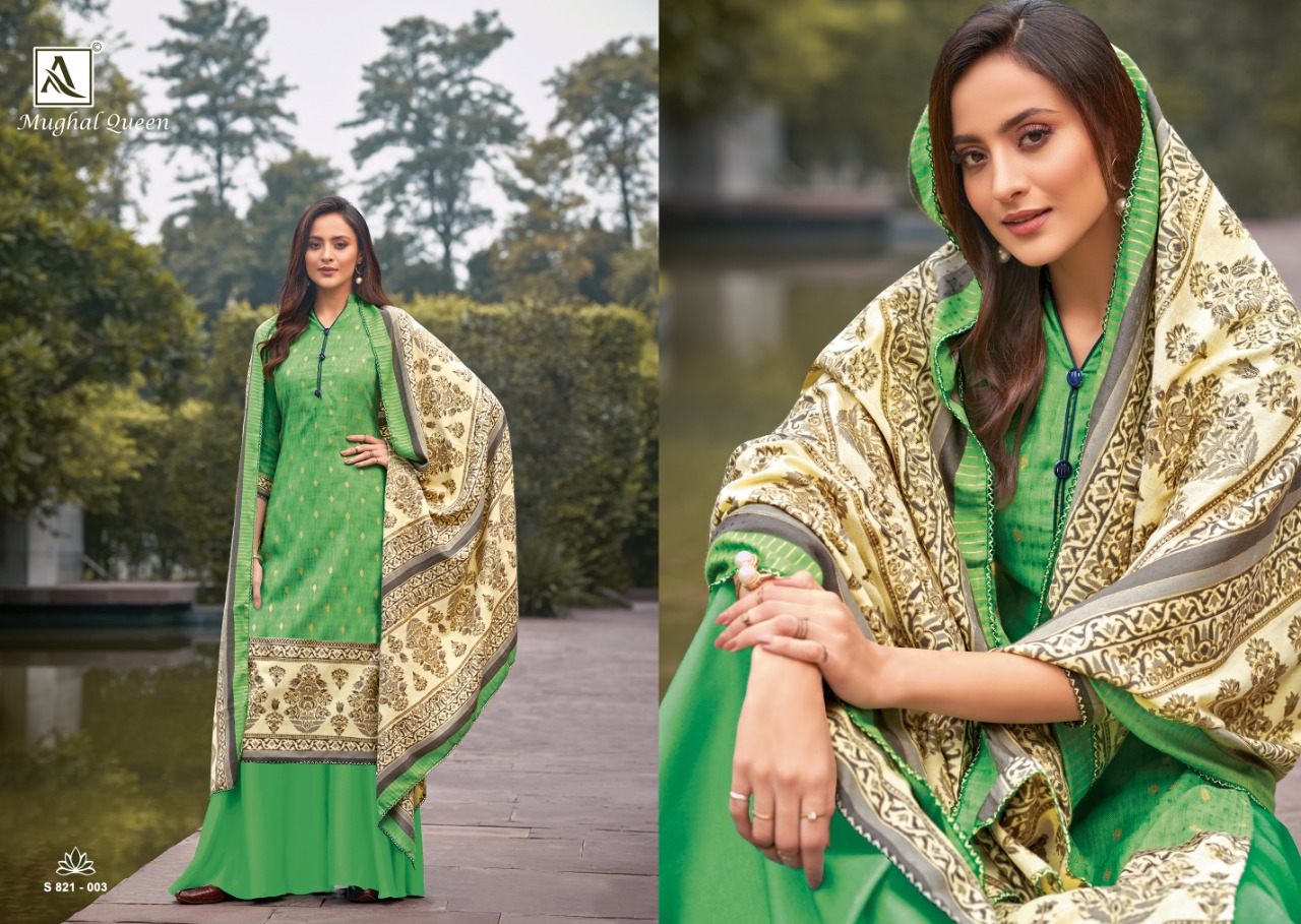 Alok Mughal Queen Vol  3 Pure Wool Pashmina Catalog