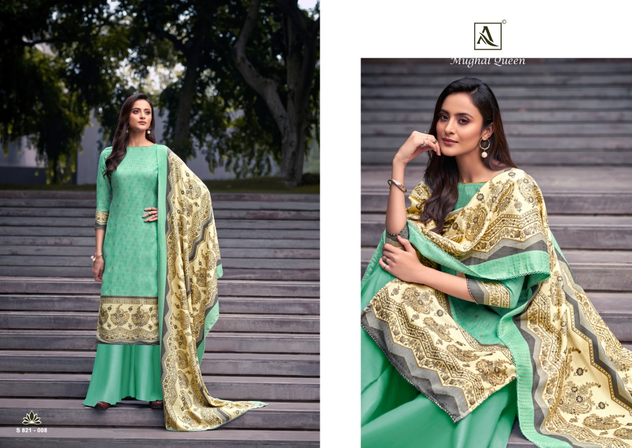 Alok Mughal Queen Vol  3 Pure Wool Pashmina Catalog