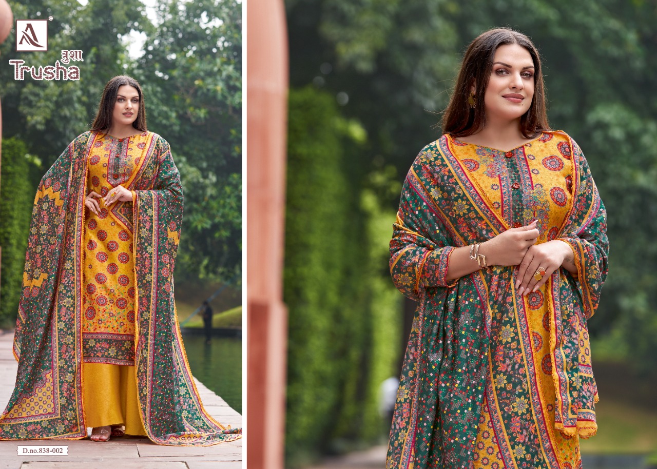 Alok Trusha Winter Wear Wool Pashmina Catalog