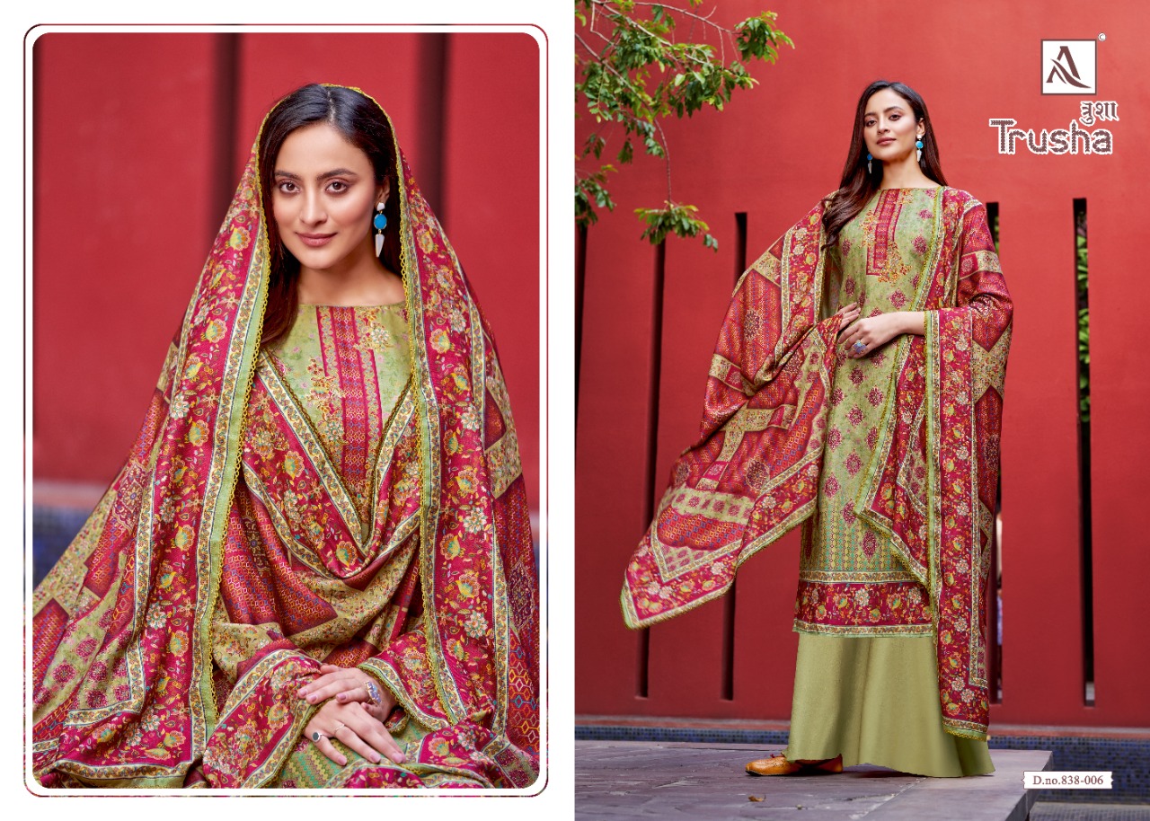 Alok Trusha Winter Wear Wool Pashmina Catalog