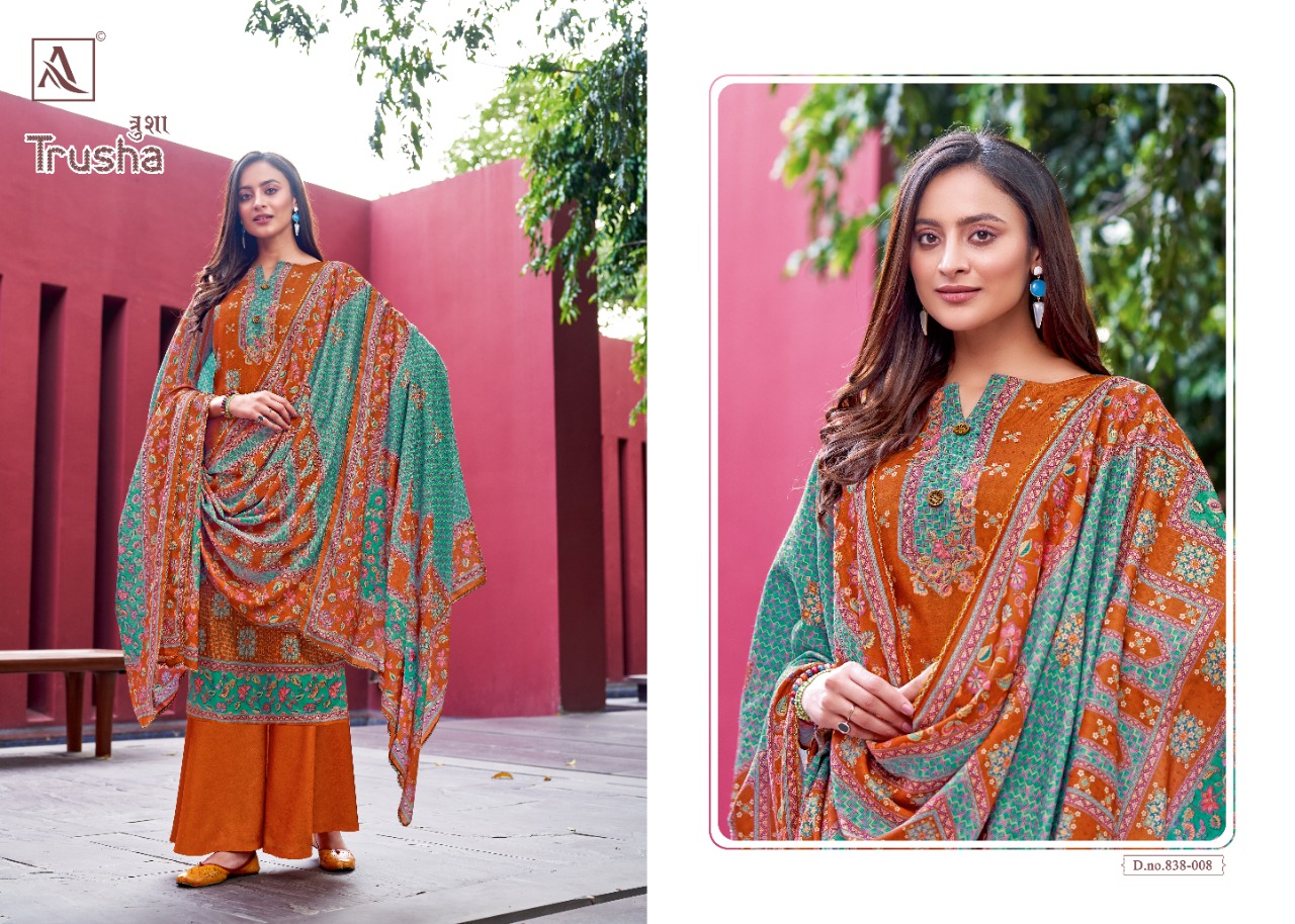 Alok Trusha Winter Wear Wool Pashmina Catalog