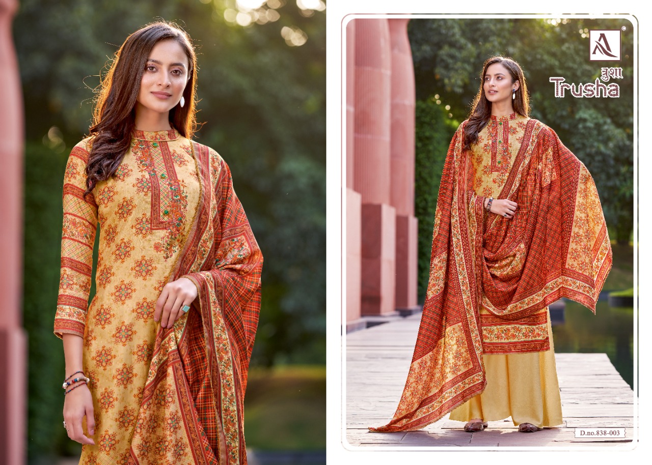Alok Trusha Winter Wear Wool Pashmina Catalog