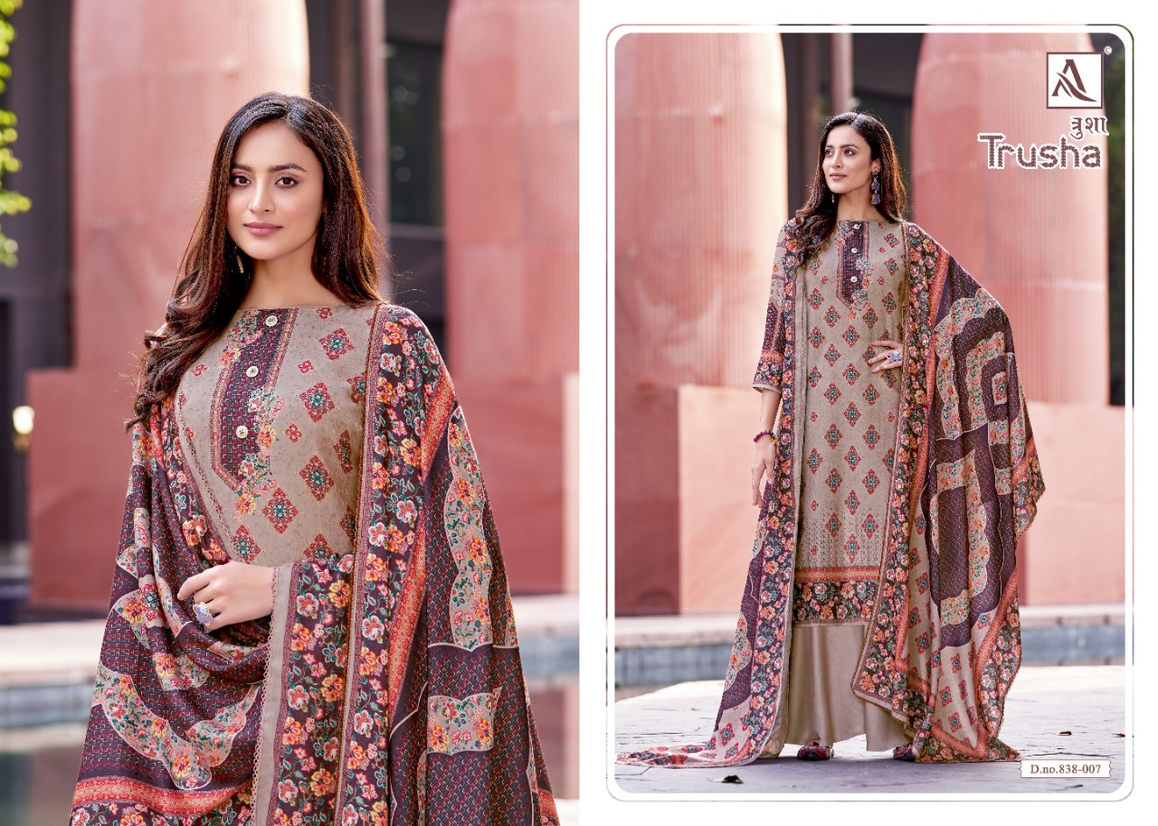 Alok Trusha Winter Wear Wool Pashmina Catalog
