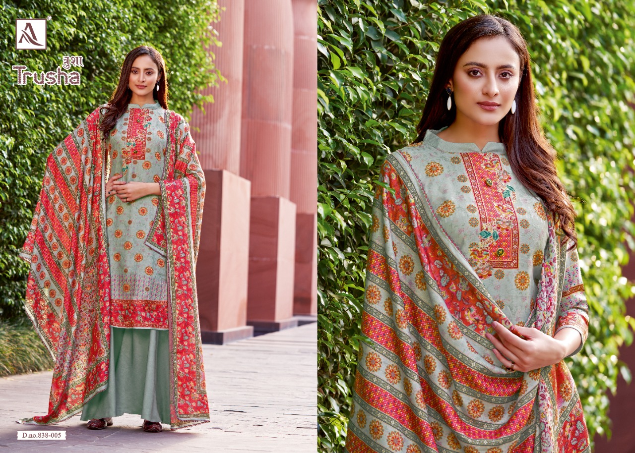 Alok Trusha Winter Wear Wool Pashmina Catalog
