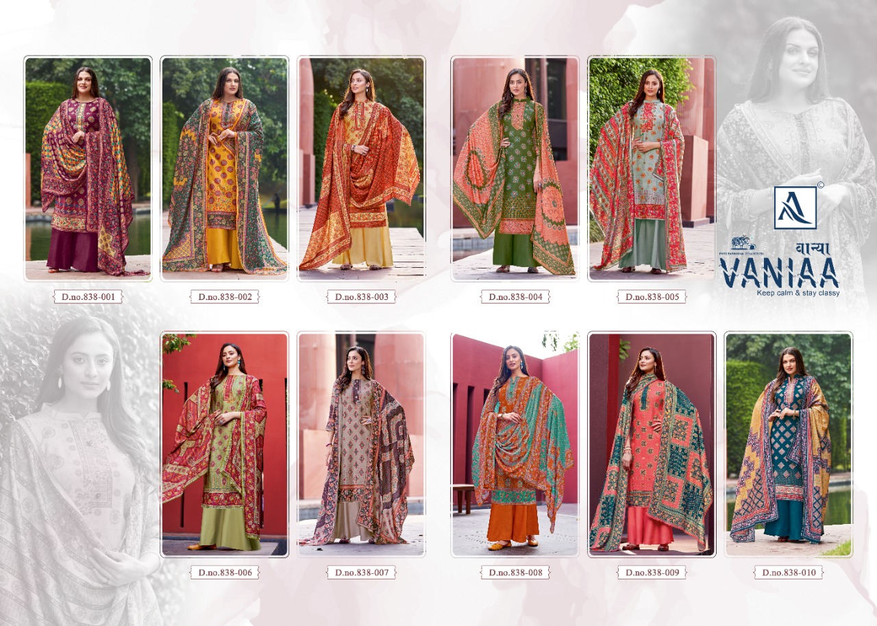 Alok Vaniaa Winter Wear Wool Pashmina Catalog