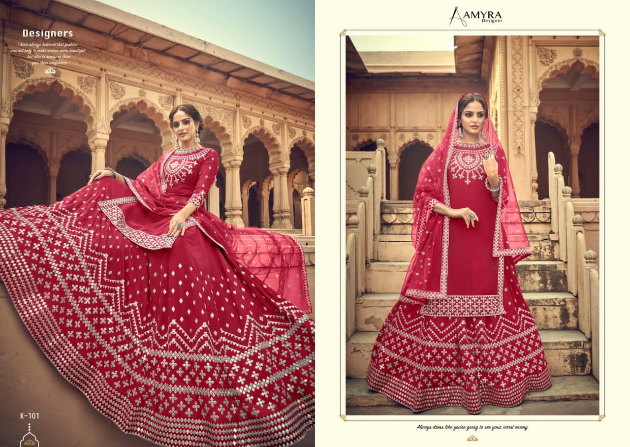 Amyra Kalakari Blooming Georgette Wear Designer Salwar Kameez Catalog