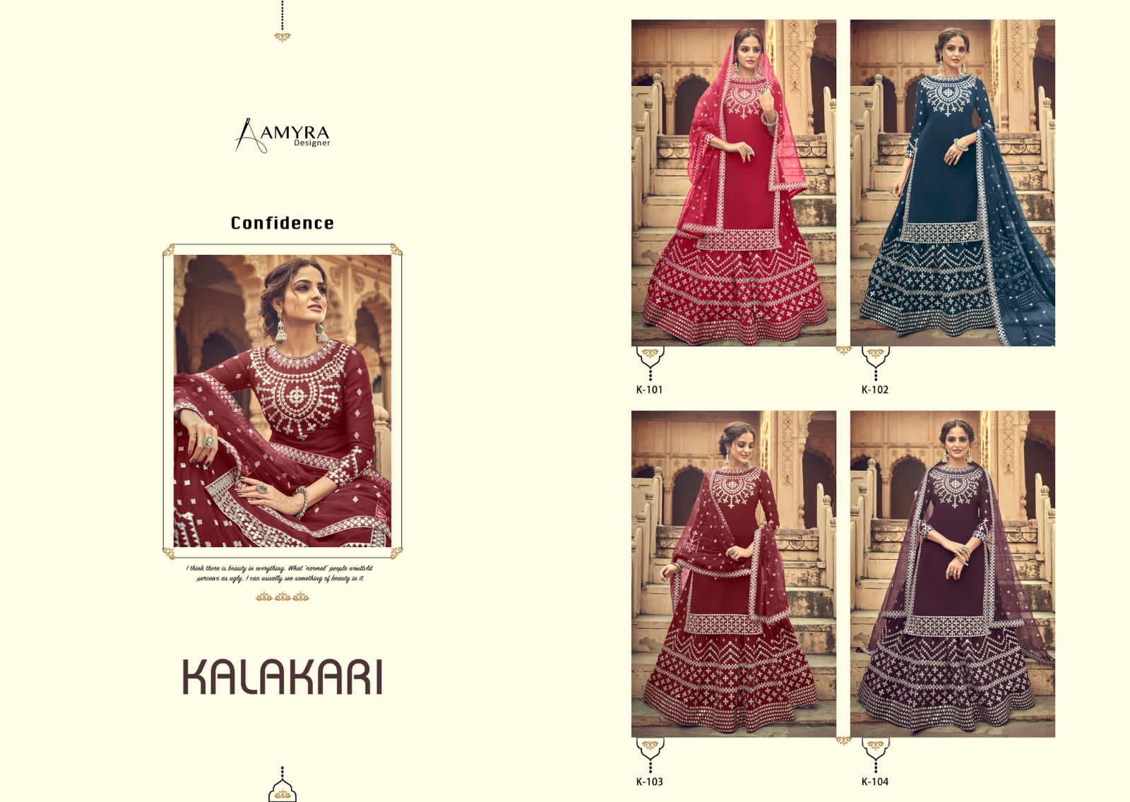Amyra Kalakari Blooming Georgette Wear Designer Salwar Kameez Catalog