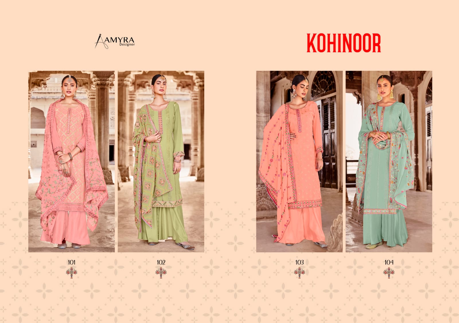 Amyra Kohioor Festive Wear Exclusive Embroidery Salwar Kameez Catalog
