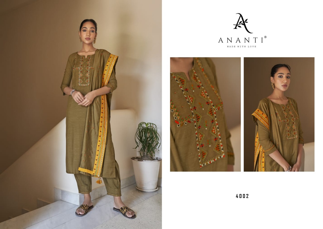 Ananti Aasharo Festive Wear Weaving Silk Ready Made Catalog