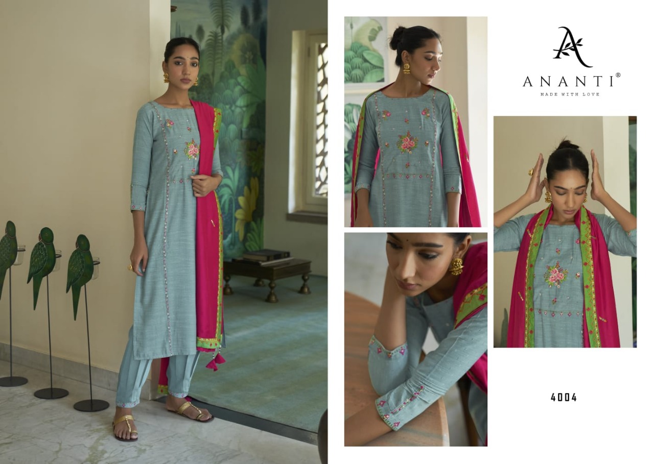 Ananti Aasharo Festive Wear Weaving Silk Ready Made Catalog