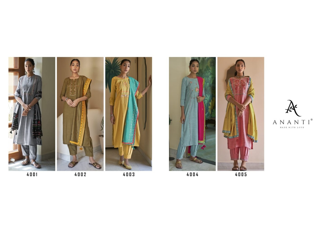 Ananti Aasharo Festive Wear Weaving Silk Ready Made Catalog