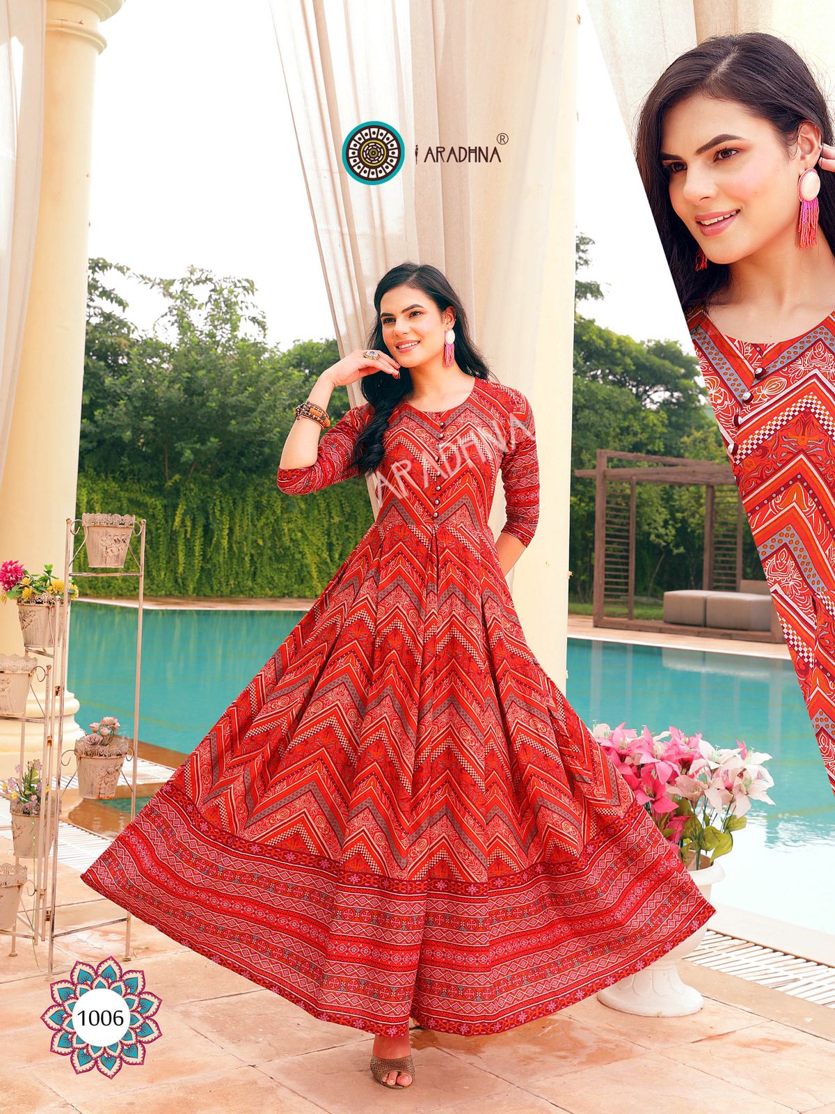Anarkali kurti from saree hotsell